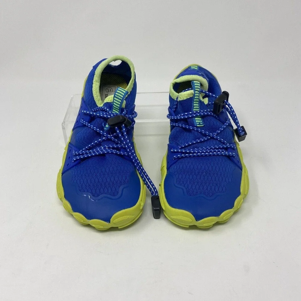 Functional Toddler Kid Water‎ Shoes Size 31 Blue Yellow Swimming Beach
